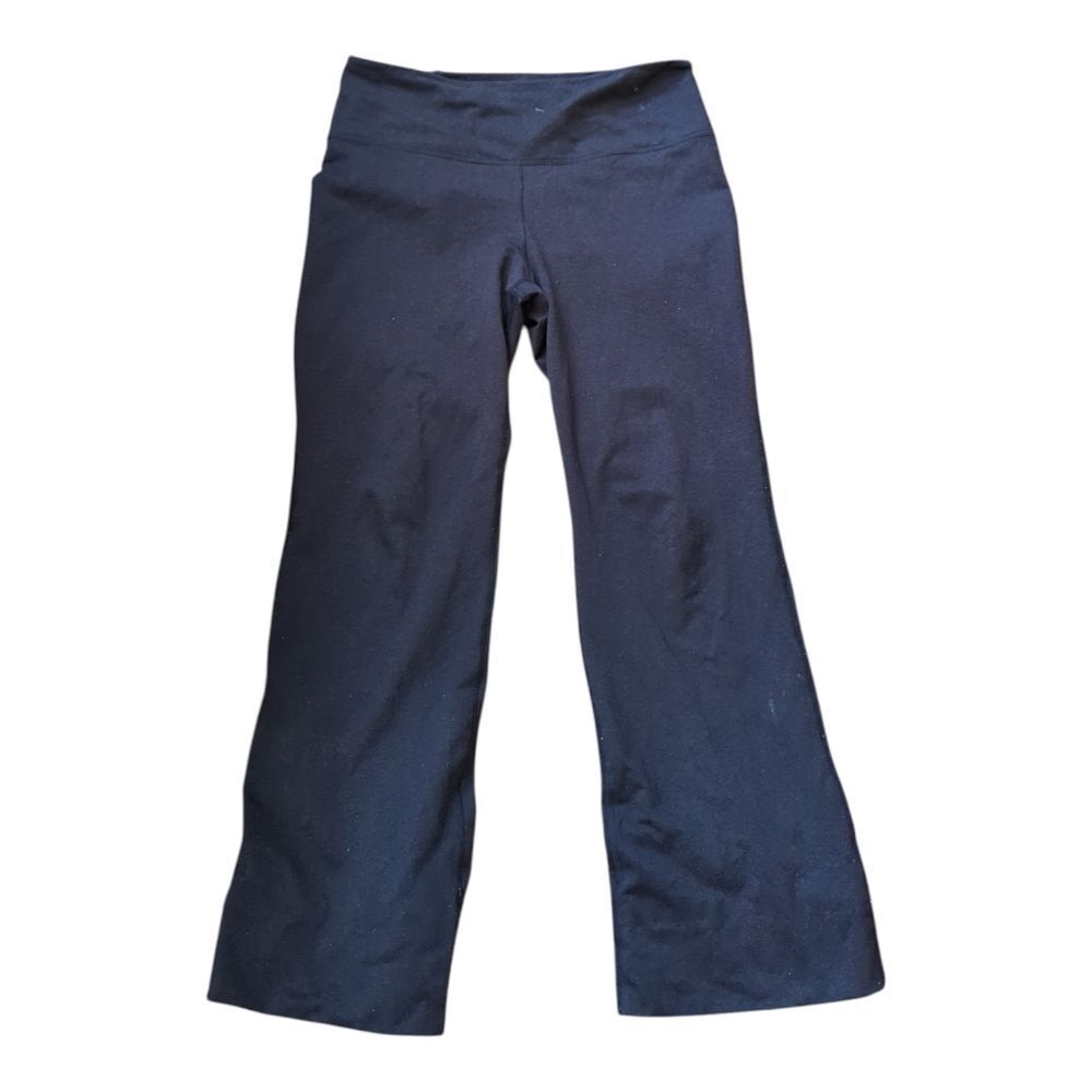Two Pants Navy And maroon Dry Moisture Wick Athletic Flared Pants Fleece LinedM